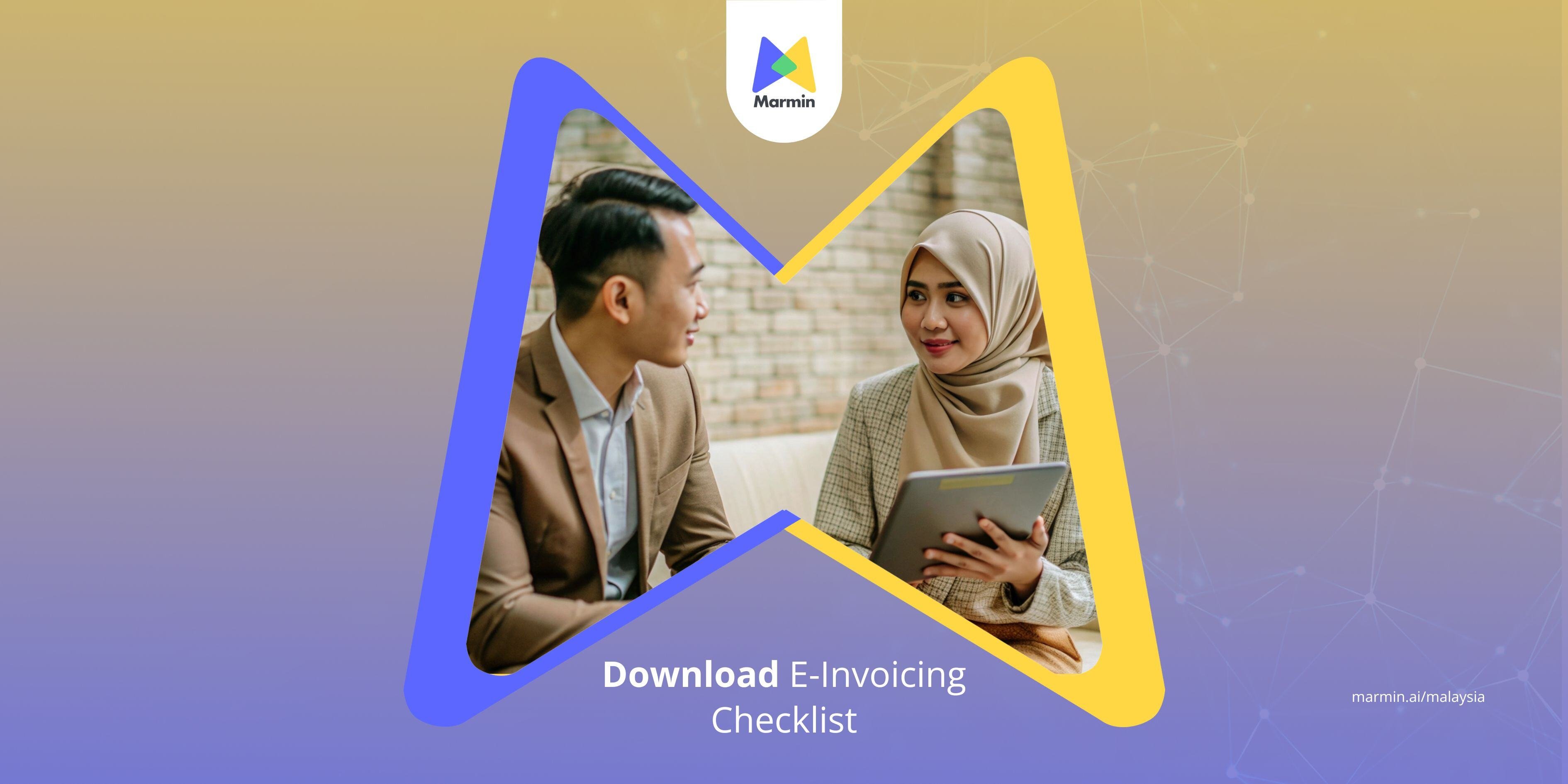 Download e-invoicing checklist from Marmin