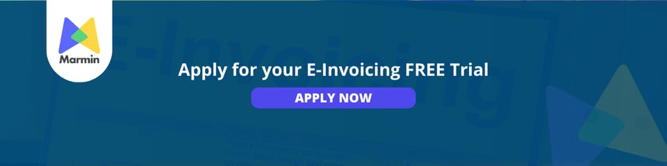 Marmin e-invoicing free trial banner